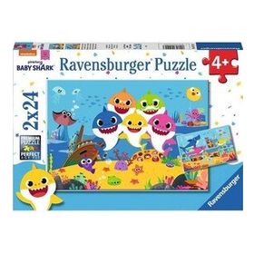 Ravensburger Baby Shark 2x24 Parça Puzzle