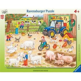 Ravensburger Büyük Çiftlik 40 Parça Çocuk Puzzle