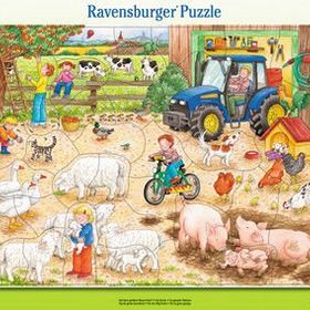 Ravensburger Büyük Çiftlik 40 Parça Çocuk Puzzle