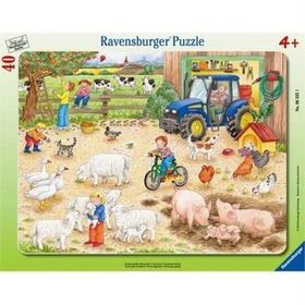 Ravensburger Büyük Çiftlik 40 Parça Çocuk Puzzle