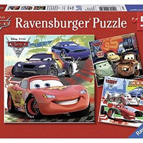 Ravensburger Cars 2 3 x 49 Parça Puzzle