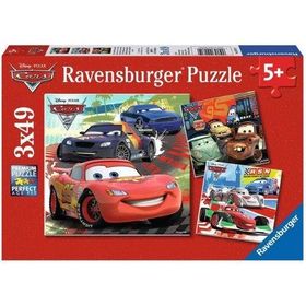 Ravensburger Cars 2 3 x 49 Parça Puzzle