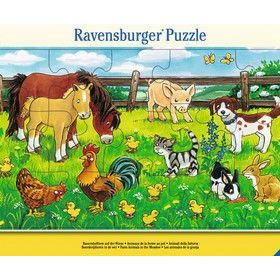 Ravensburger Çayırda Hayvanlar 15 Parça Çocuk Puzzle