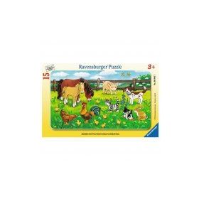 Ravensburger Çayırda Hayvanlar 15 Parça Çocuk Puzzle