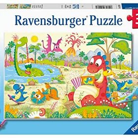 Ravensburger Dino Dostlar 2x12 Parçalı Puzzle