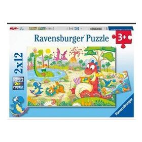 Ravensburger Dino Dostlar 2x12 Parçalı Puzzle