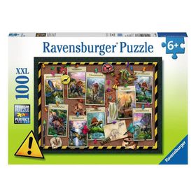 Ravensburger Dinosaurs 108680 100 Parça Puzzle