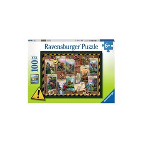 Ravensburger Dinosaurs 108680 100 Parça Puzzle