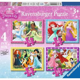 Ravensburger Disney Prenses 4 in 1-Set Puzzle