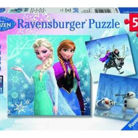 Ravensburger Frozen Kış Macerası 3 in1 Puzzle