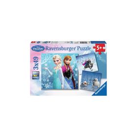 Ravensburger Frozen Kış Macerası 3 in1 Puzzle