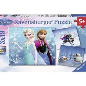 Ravensburger Frozen Kış Macerası 3 in1 Puzzle