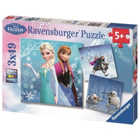 Ravensburger Frozen Kış Macerası 3 in1 Puzzle