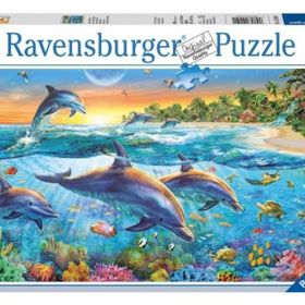 Ravensburger Günbatımında Yunuslar 500 Parça Puzzle