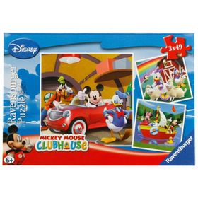 Ravensburger Mickey Club House-92475 49 X 3 Parça Puzzle