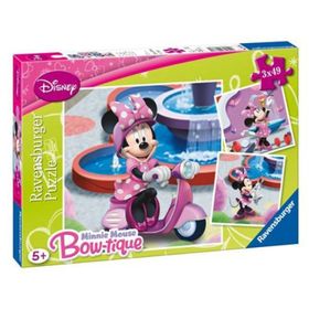 Ravensburger Minnie Mause Parta 3x49 Parça Puzzle