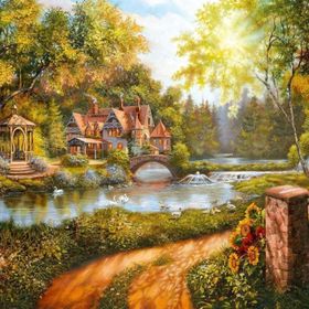 Ravensburger Nehir Kulübesi 500 Parça Puzzle
