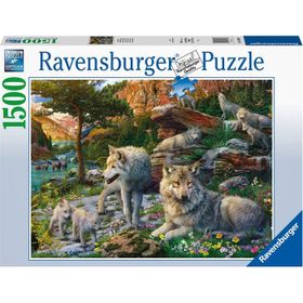 Ravensburger Neon Kutuplardaki Kurtlar-161119 1000 Parça Puzzle