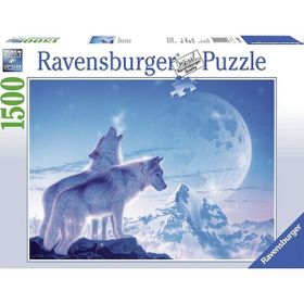 Ravensburger Neon Kutuplardaki Kurtlar-161119 1000 Parça Puzzle