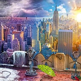Ravensburger New York Kış ve Yaz 160082 1500 Parça Puzzle