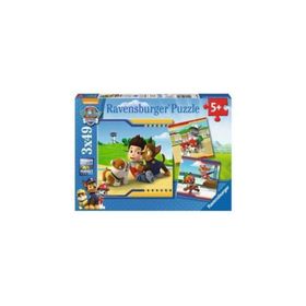 Ravensburger Paw Petrol Kahramanlar 3x49 Parça Puzzle