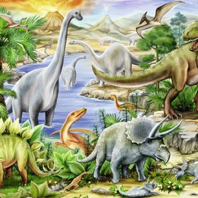 Ravensburger Prehistoric Life Jigsaw 60 parça Puzzle