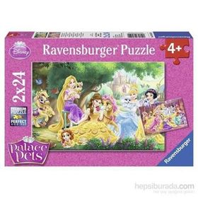 Ravensburger Prensesin Arkadaşları 2x24 Parça Çocuk Puzzle