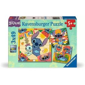 Ravensburger RPK 120041146 Disney Stitch 3x49 Parça Puzzle