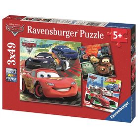 Ravensburger RPK092819 Cars 2 Yarış Keyfi 3x49 Parça Puzzle