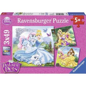 Ravensburger RPK093465 3X49 Disney Belle Cinderalla Rapunzel Puzzle