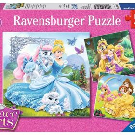 Ravensburger RPK093465 3X49 Disney Belle Cinderalla Rapunzel Puzzle