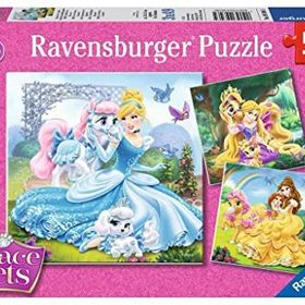 Ravensburger RPK093465 3X49 Disney Belle Cinderalla Rapunzel Puzzle