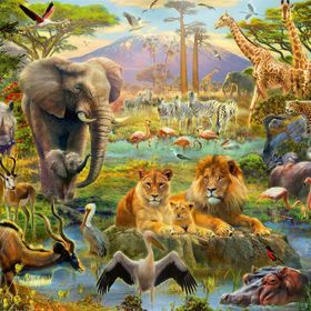 Ravensburger RPK128914 Savanna 200 Parça Puzzle