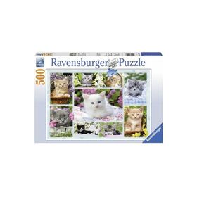 Ravensburger Sepetteki Kediler 500 Parça Puzzle