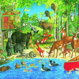 Ravensburger Waldtiere 200 Parça Çocuk Puzzle