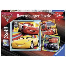 Ravensburger Walt Disney Cars 3 3x49 Parça Puzzle