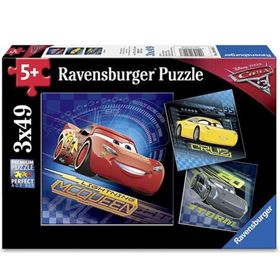 Ravensburger Walt Disney Cars 3 3x49 Parça Puzzle
