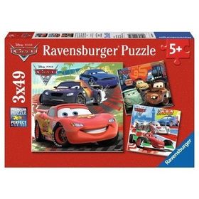 Ravensburger Walt Disney Cars 3 3x49 Parça Puzzle