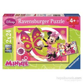 Ravensburger Walt Disney Minnie İle Bir Gün 2x24 Parça Puzzle