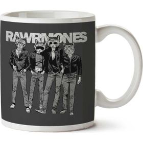 Rawrmones Cat Ramones Baskılı Kupa