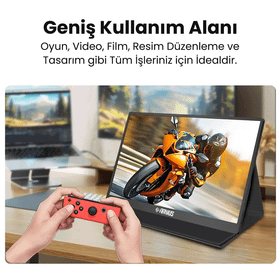 Raxius RXM6144 15.6 inç 144Hz 5ms Taşınabilir Monitör