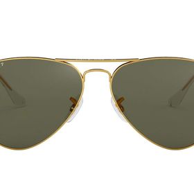 Ray-Ban 0Rb 001/58 58 Gold Crystal Green Erkek Güneş Gözlüğü