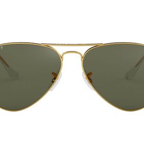 Ray-Ban 0Rb 001/58 58 Gold Crystal Green Erkek Güneş Gözlüğü