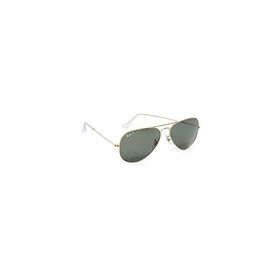 Ray-Ban 0Rb 001/58 58 Gold Crystal Green Erkek Güneş Gözlüğü