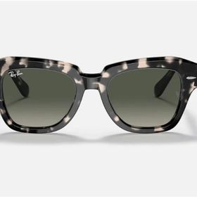 Ray-Ban 0RB2186 133371 49 Gri Havana Kadın Güneş Gözlüğü