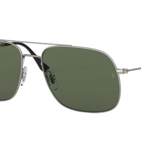 Ray-Ban 0RB3595 Siyah Rubber Gümüş 59.0 Unisex Güneş Gözlüğü