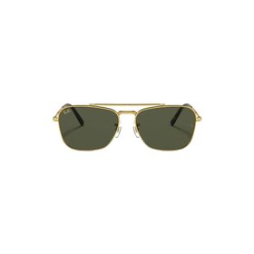 Ray-Ban 3636 9196/31 55 New Caravan Unisex Gold Köşeli Çerçeve Güneş Gözlüğü