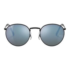 Ray-Ban 3637 002/G1 53 Unisex Siyah Yuvarlak Çerçeve Güneş Gözlüğü