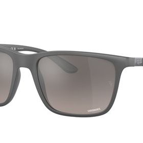 Ray-Ban 4385 6017/5J 58 Erkek Gri Köşeli Çerçeve Güneş Gözlüğü