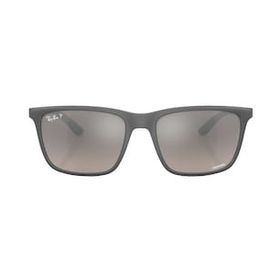 Ray-Ban 4385 6017/5J 58 Erkek Gri Köşeli Çerçeve Güneş Gözlüğü